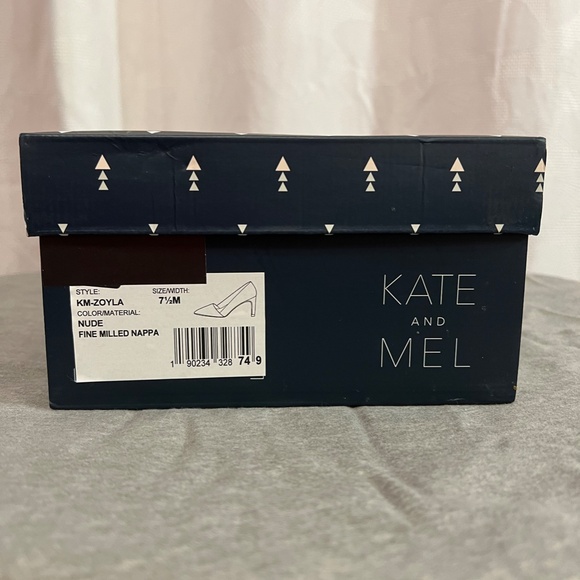 Mel & Kate Leather Nude Pumps -Zoyla - Picture 5 of 5